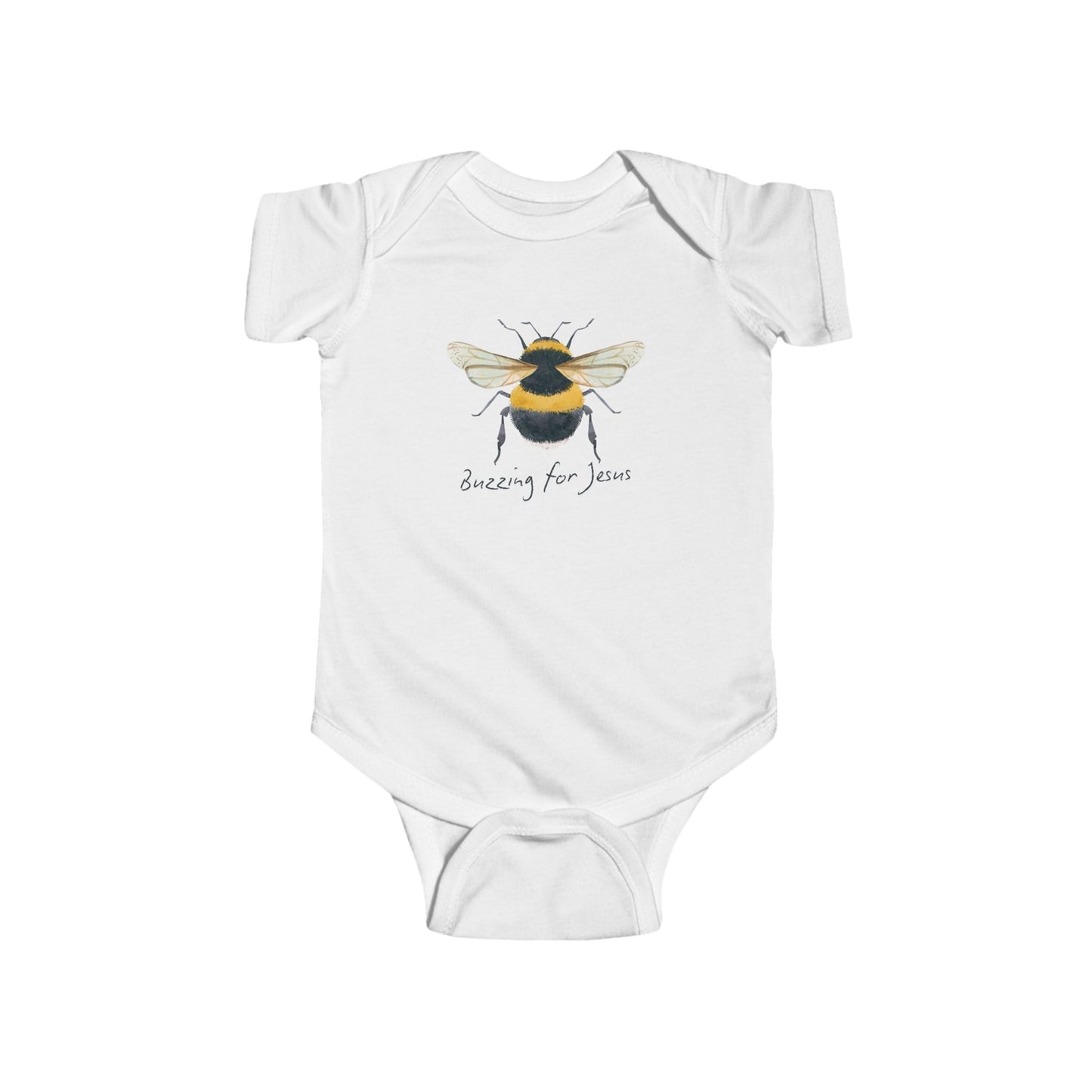 Christian Infant Bodysuit Buzzing for Jesus