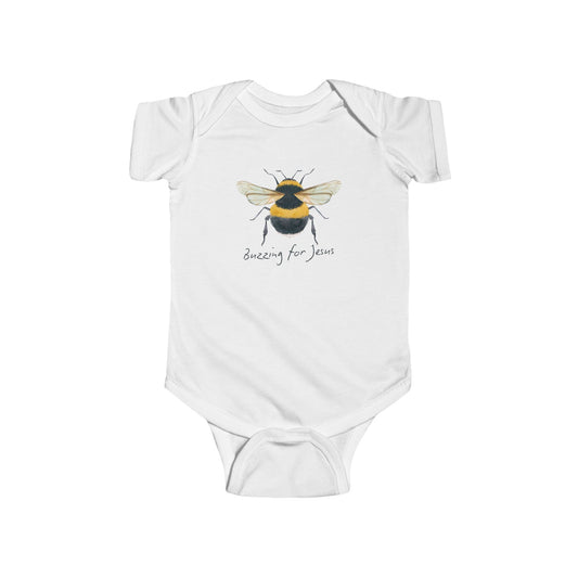 Christian Infant Bodysuit Buzzing for Jesus