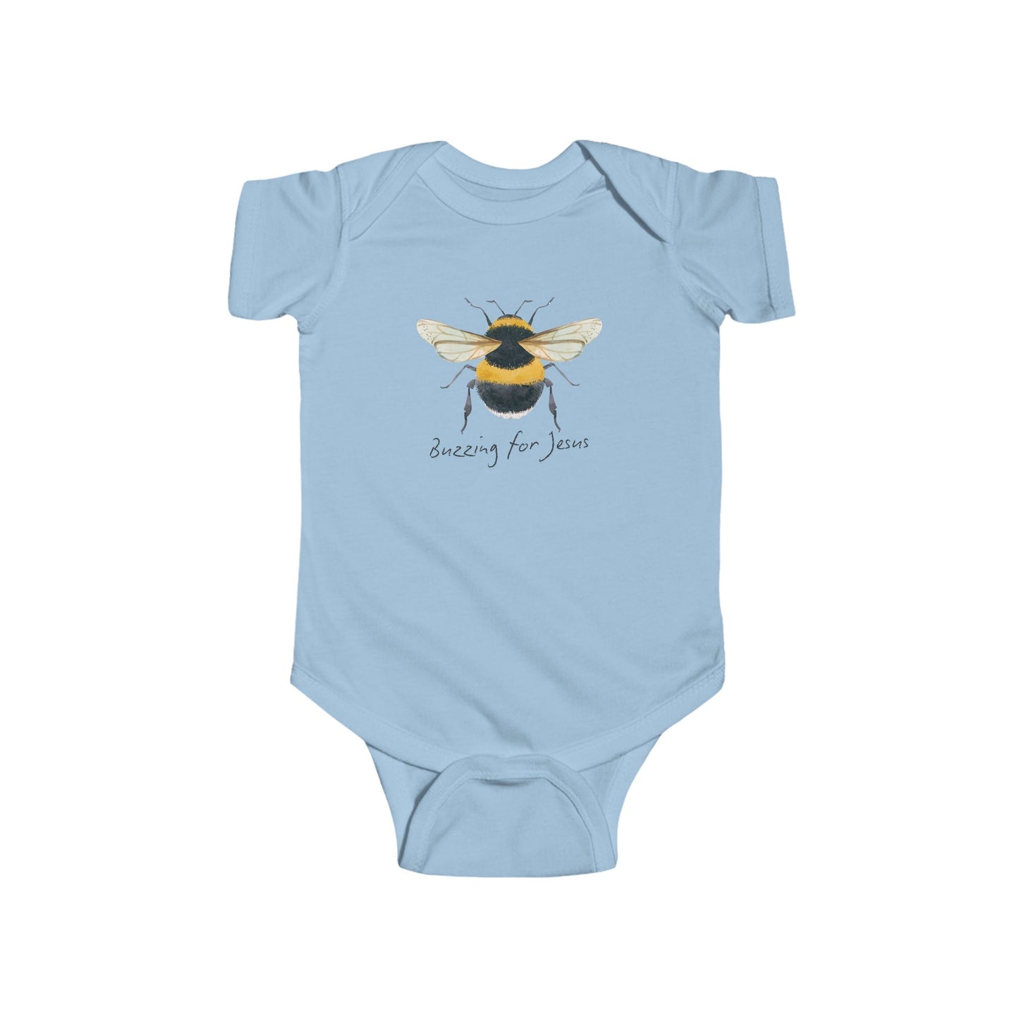 Christian Infant Bodysuit Buzzing for Jesus