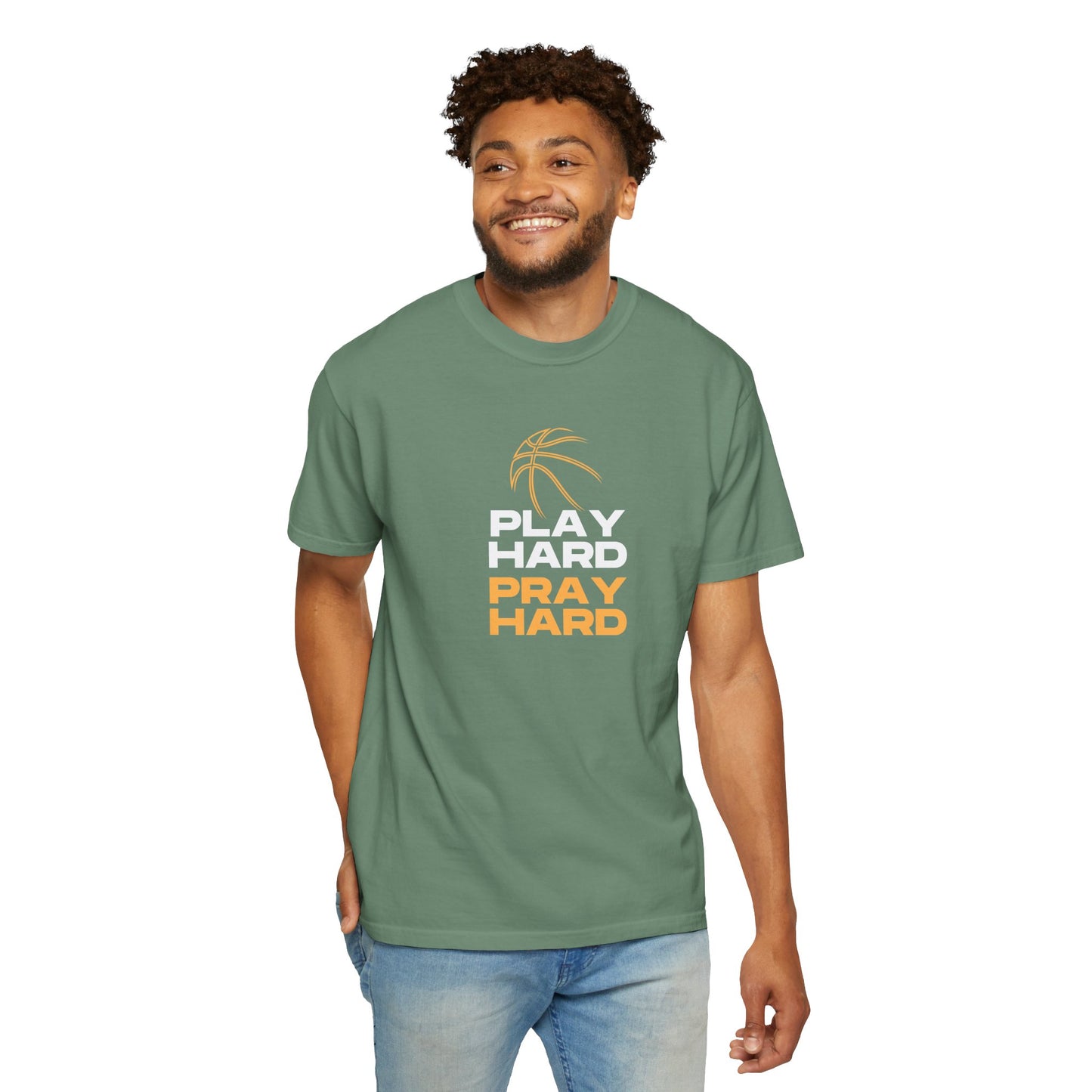 Play Hard, Pray Hard Christian T-shirt