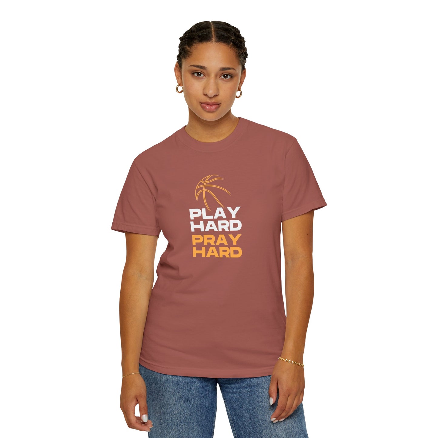 Play Hard, Pray Hard Christian T-shirt