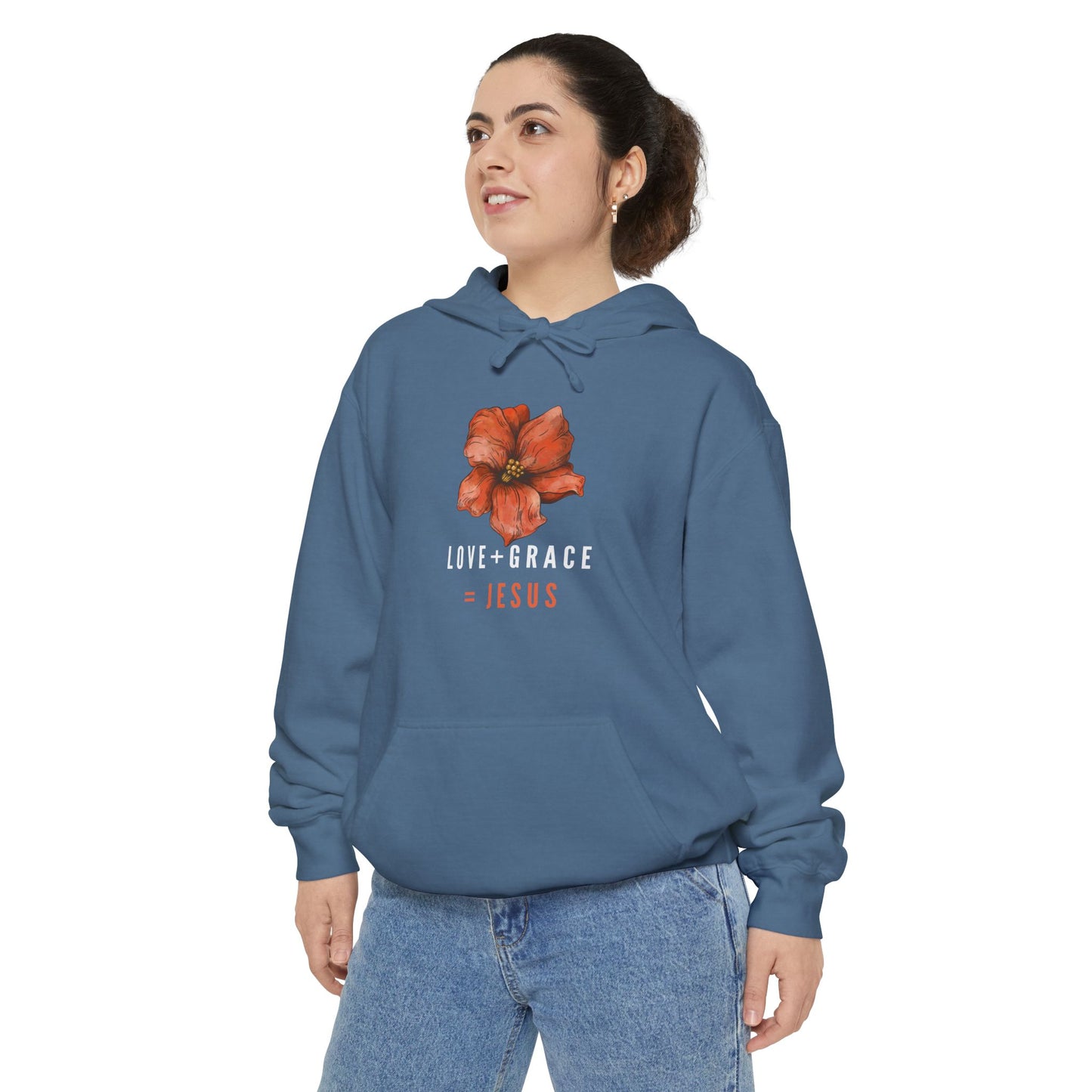 Jesus Floral Christian Hoodie