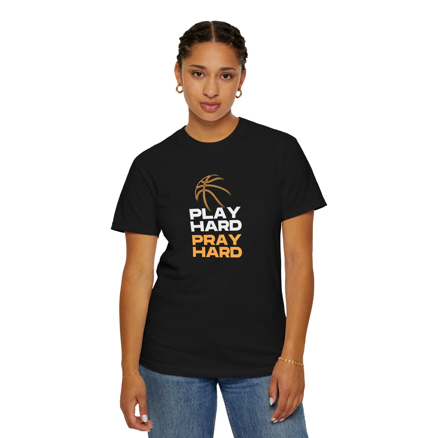 Play Hard, Pray Hard Christian T-shirt