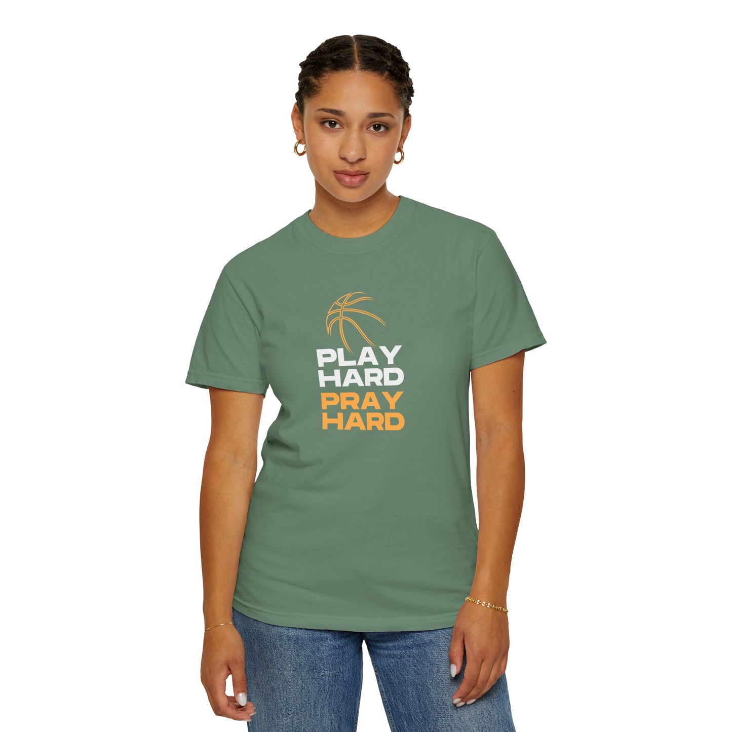 Play Hard, Pray Hard Christian T-shirt