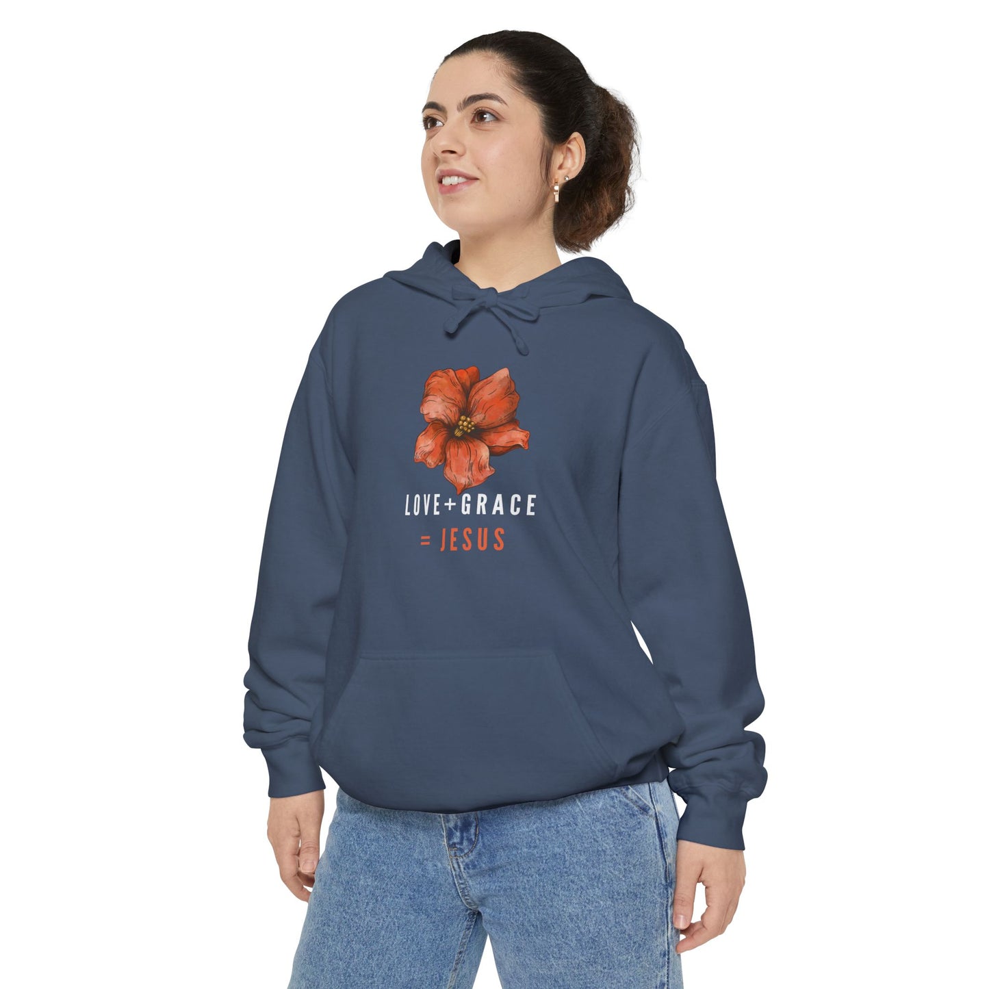 Jesus Floral Christian Hoodie