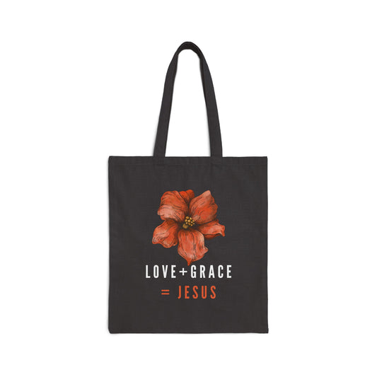 Love + Grace = Jesus Tote Bag