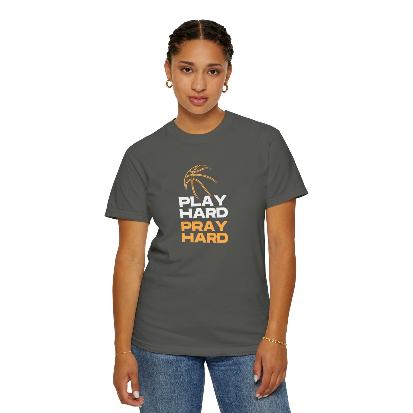 Play Hard, Pray Hard Christian T-shirt