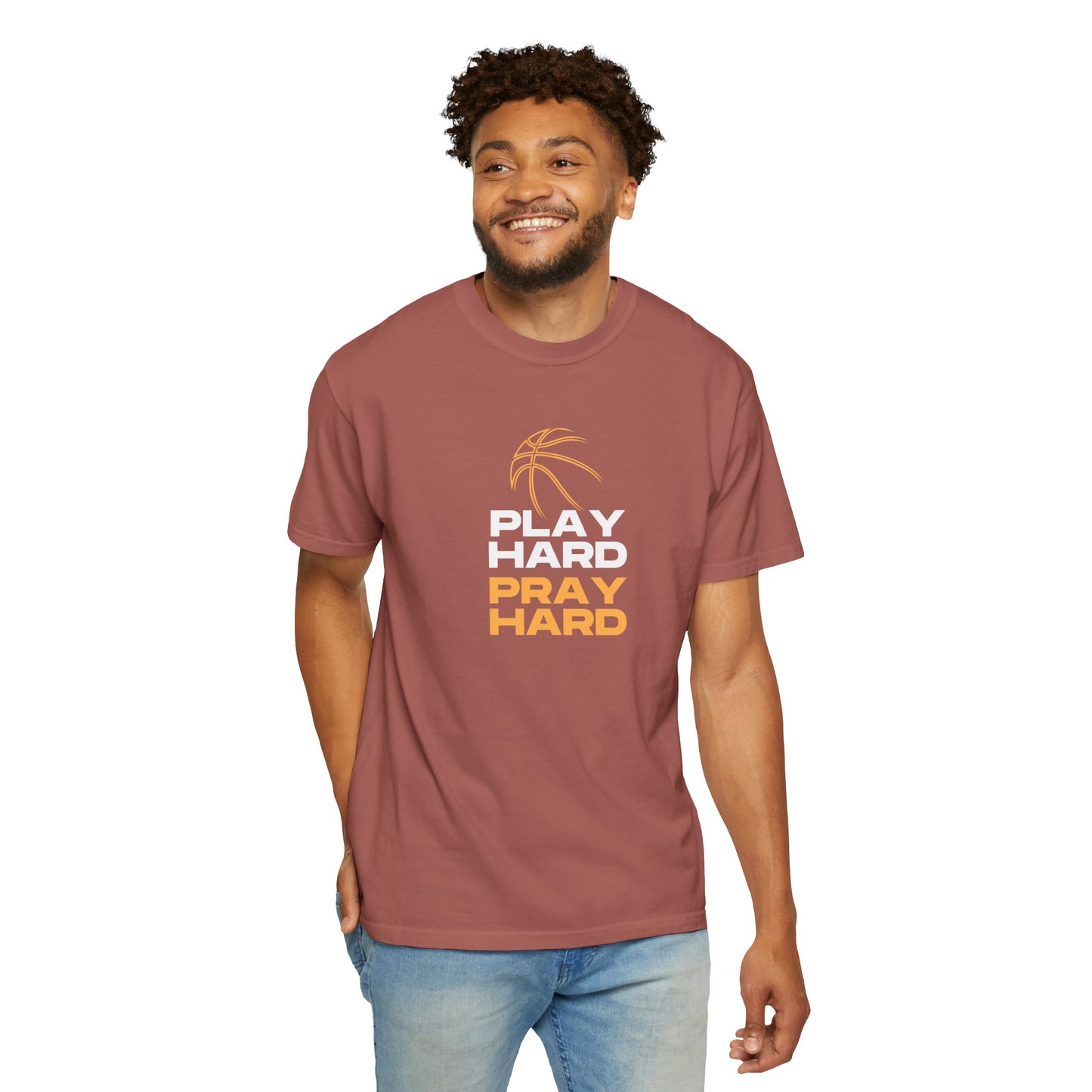 Play Hard, Pray Hard Christian T-shirt